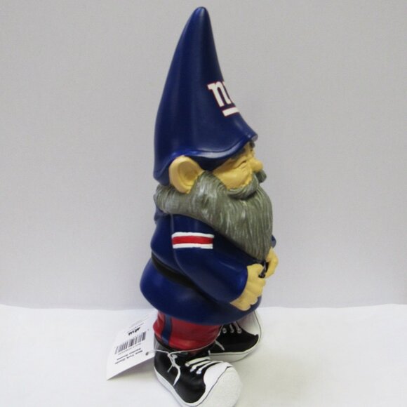 New York Giants Good Luck Gnome Statue NFL Stocking Stuffer - Picture 4 of 4